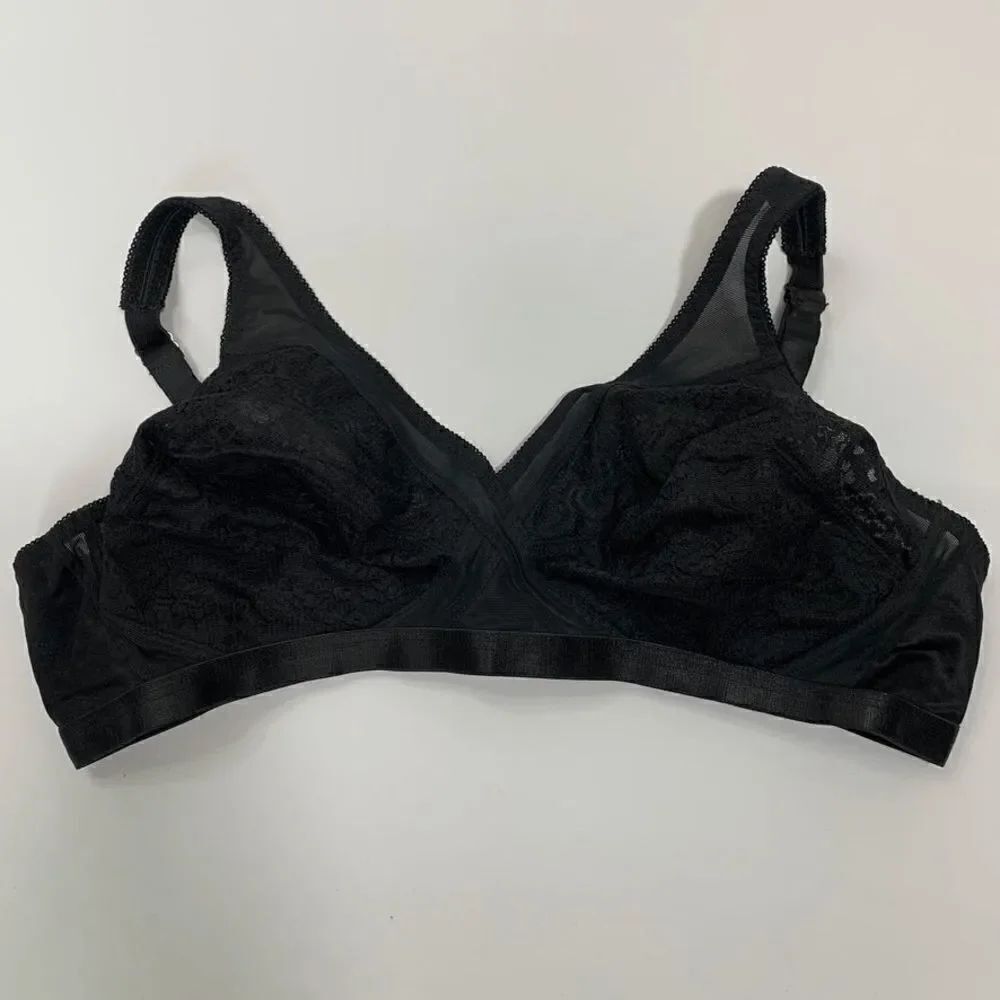 Montgomery Ward Vintage Black Lace Bra